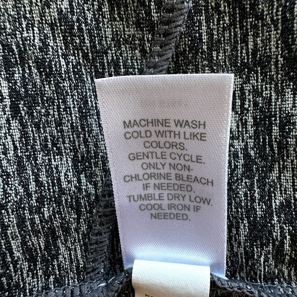 J JILL | NWOT FIT MARLED V-NECK DRESS BLACK & GRAY POCKETS | SMALL - Picture 10 of 13